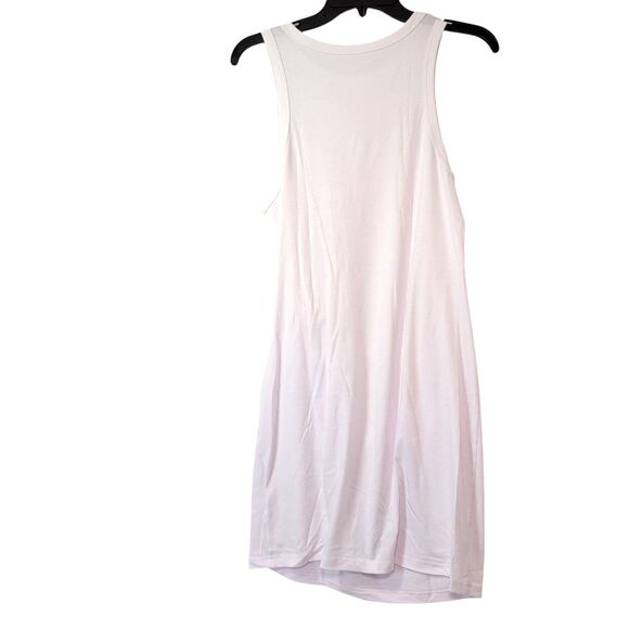 Women's  Knot Dress White Knot Mini Jersey Knit, Size Large - Picture 2 of 8